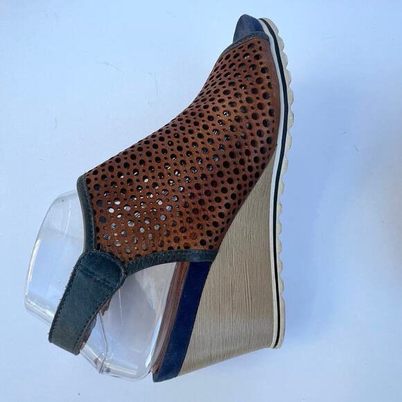 PIKOLINOS 38 (7 1/2) women’s sandals, leather, wedge heel - Picture 8 of 11